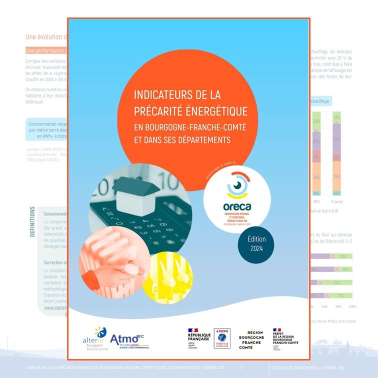 Parution des Indicateurs de la précarité énergétique en Bourgogne Franche-Comté et dans ses départements